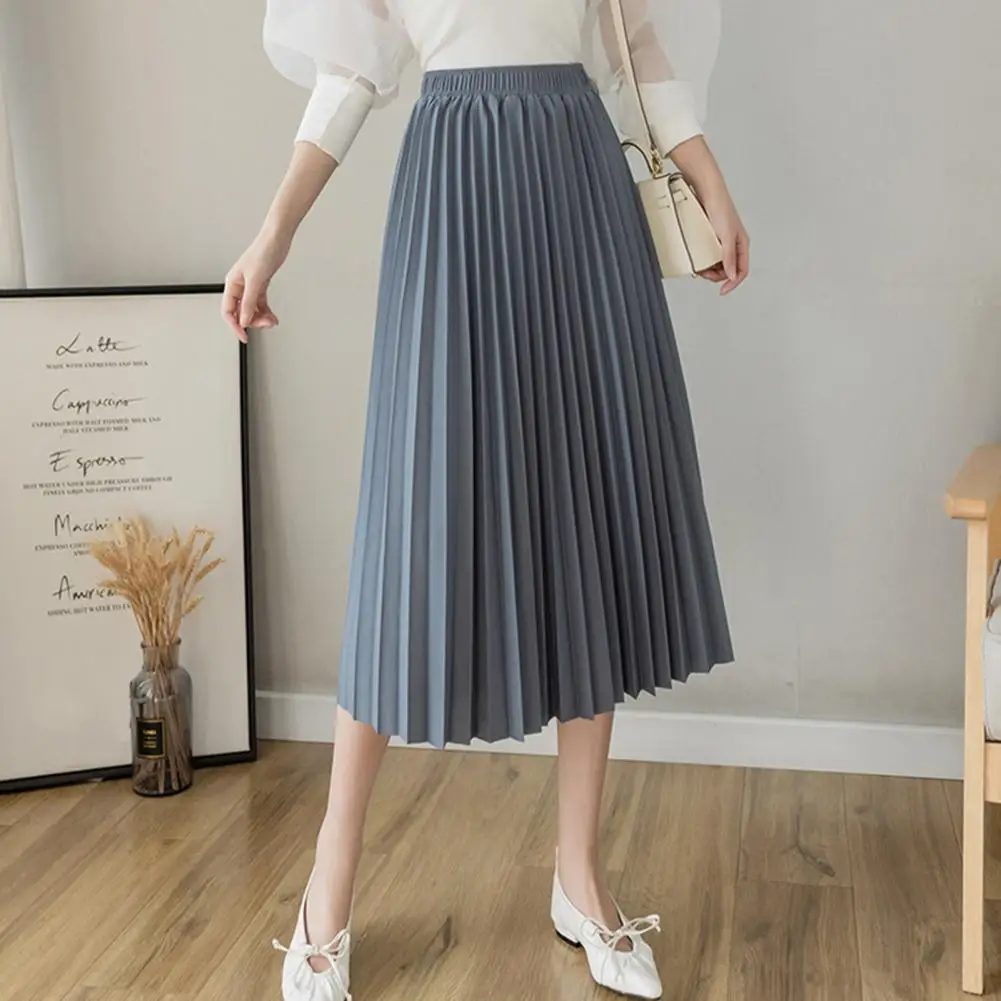 

Женская юбка весна-лето 2026: винтажная, с высокой талией, эластичная, в стиле пэчворк, розовая, серая, черная, шикарная, длинная, многоярусная, А-силуэт, плиссированная