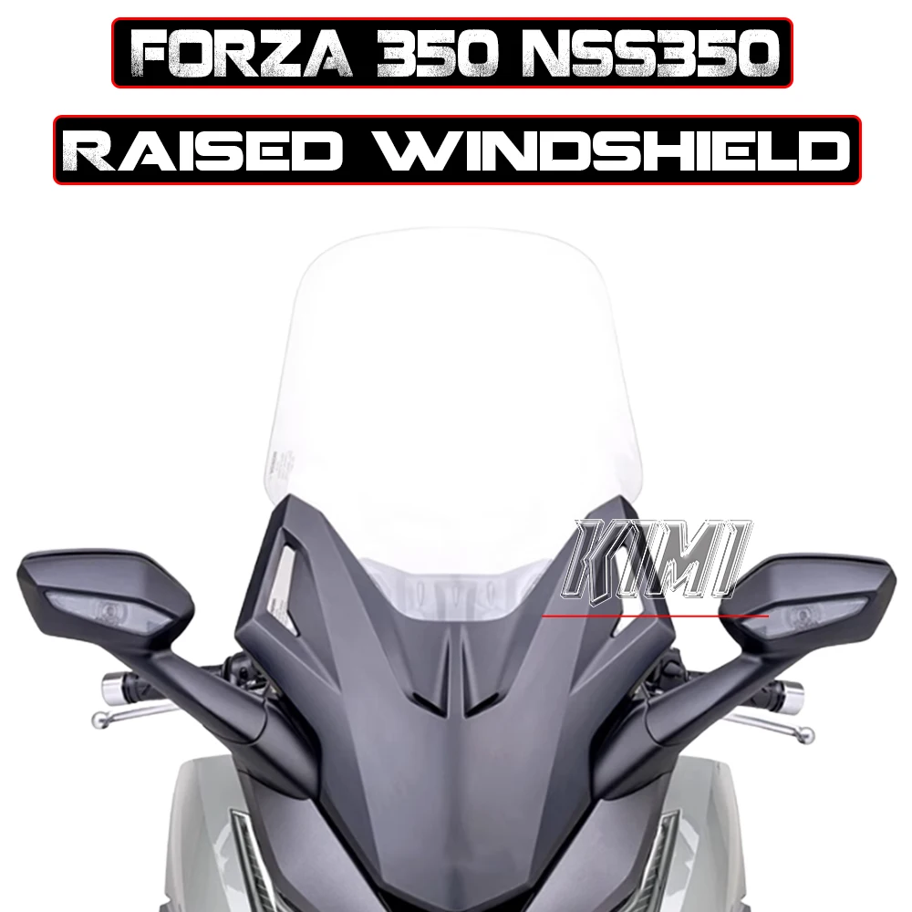 

For HONDA FORZA350 NSS350 Motorcycle Heightened Windshield Front Windshield Modification Accessories