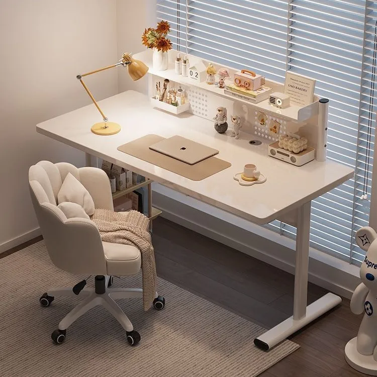 

Girl hole board bookcase integrated shelf computer table desk bookshelf combination small apartment learning and writing