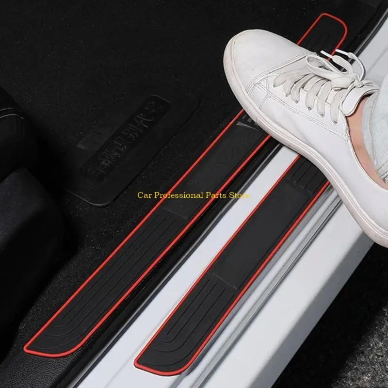 

R53D Anti-Scratch Welcome Pedal Protector Cover Door Protections Car Accessories