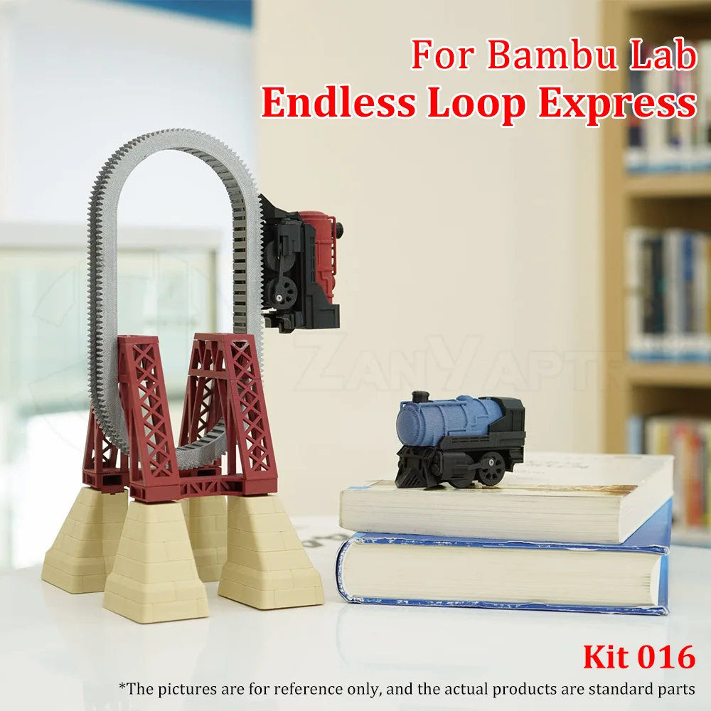 

Лабораторный комплект Bambu Endless Loop Express Little Train Kit 016, компоненты креативной модели 3D-принтера для аксессуаров для 3D-принтеров