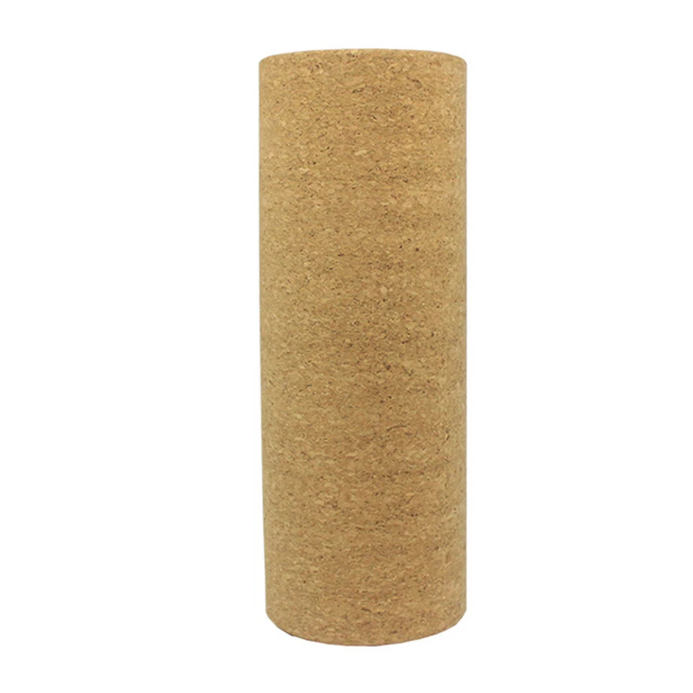 Height 33cm Eco Friendly Micro Rebound Cork Solid Yoga Column Roller for Massage Fitness Muscles Legs Relax