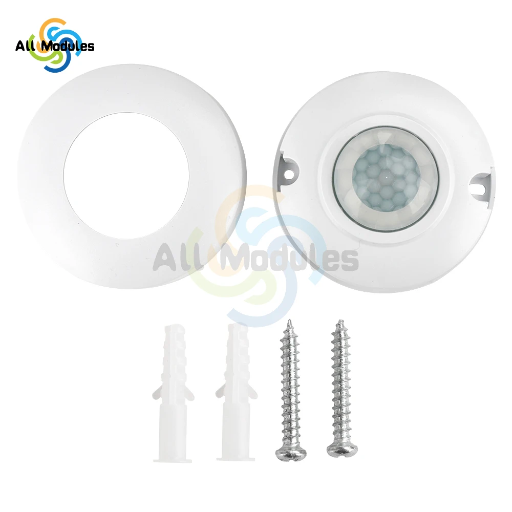 AC 220-240V 天井取り付け誘導スイッチ赤外線モーションセンサー検出自動センサーライトスイッチ人体センサー