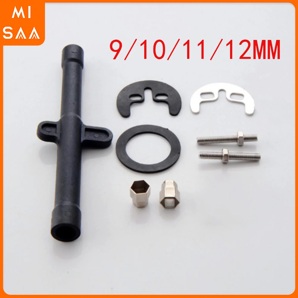 Plumbing Key 9/10/11/12mm Tap Wrench Flume Wrench Sink Faucet Socket Wrench Plumbing Tools Wrench Multifunctional Plumbing Tool