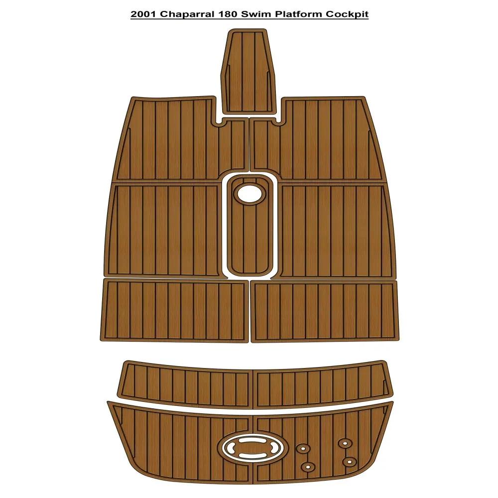 

2001 Chaparral 180 Swim Platform Cockpit Boat EVA Faux Flooring Pad Mat SeaDek MarineMat Gatorstep Style Self Adhesive
