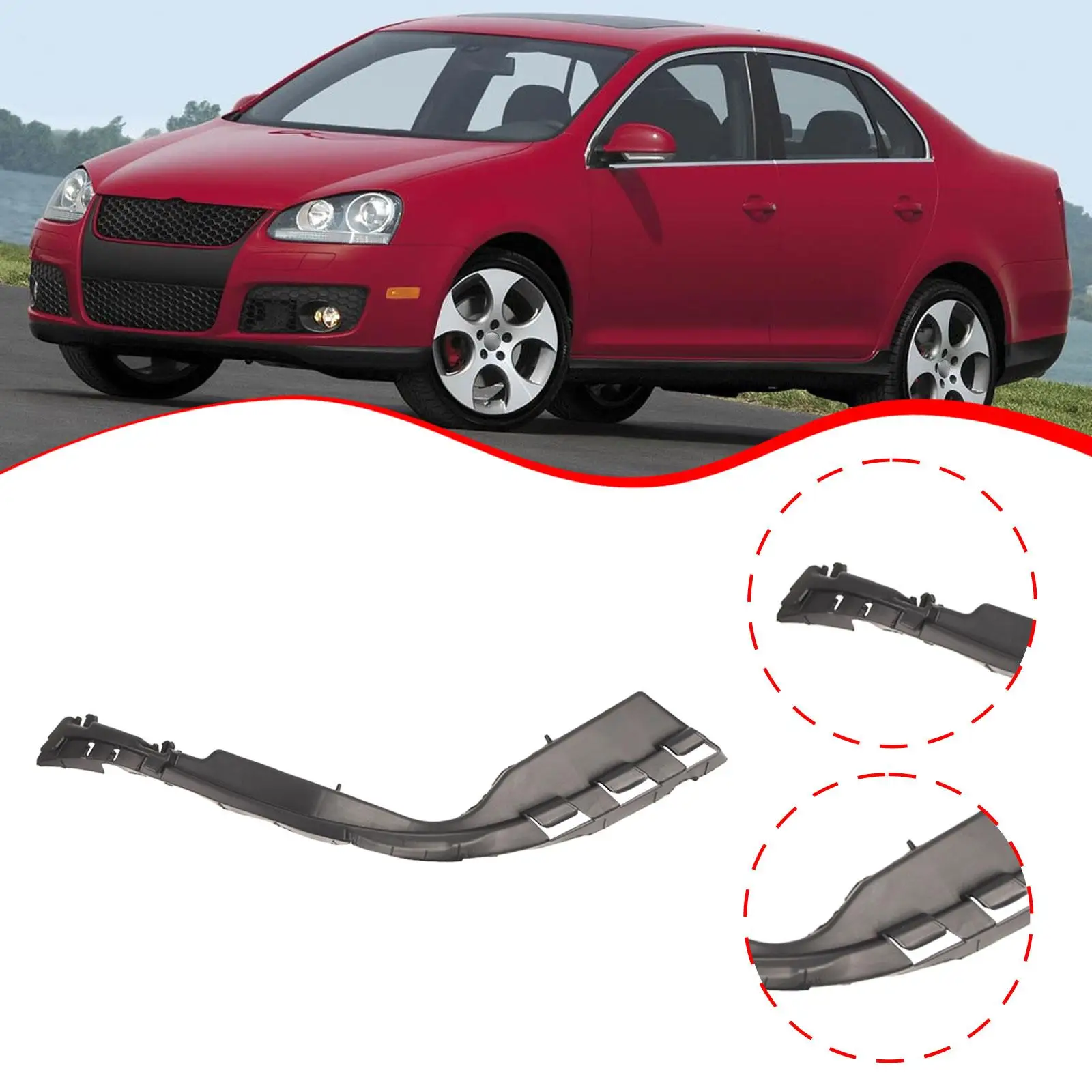 

Прочная опора переднего бампера 1JM807184B для VW для Bora 2006-2011 гг.
