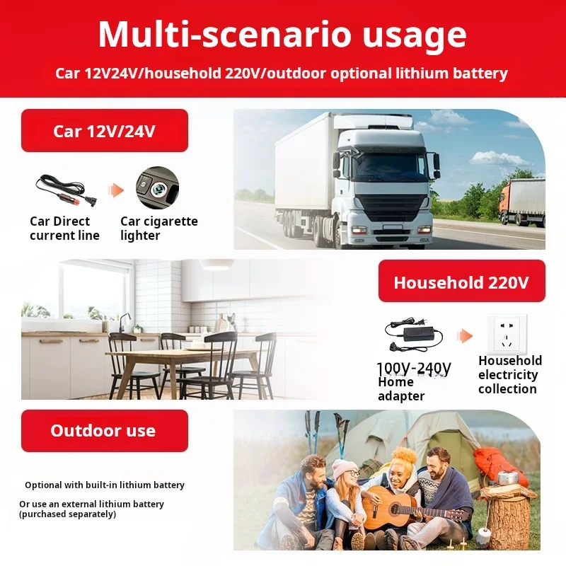 2025 ثلاجة سيارة ممتازة 12 فولت/24 فولت 35 لتر ذات درجة حرارة مزدوجة - مبرد ضاغط تحكم واحد #6