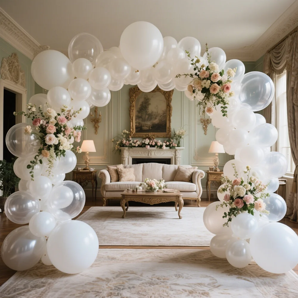 

5-36Inch Giant Balloons Thickened Transparent Latex Balloon Wedding Birthday Party Anniversary Decor White Helium Balloon Toys