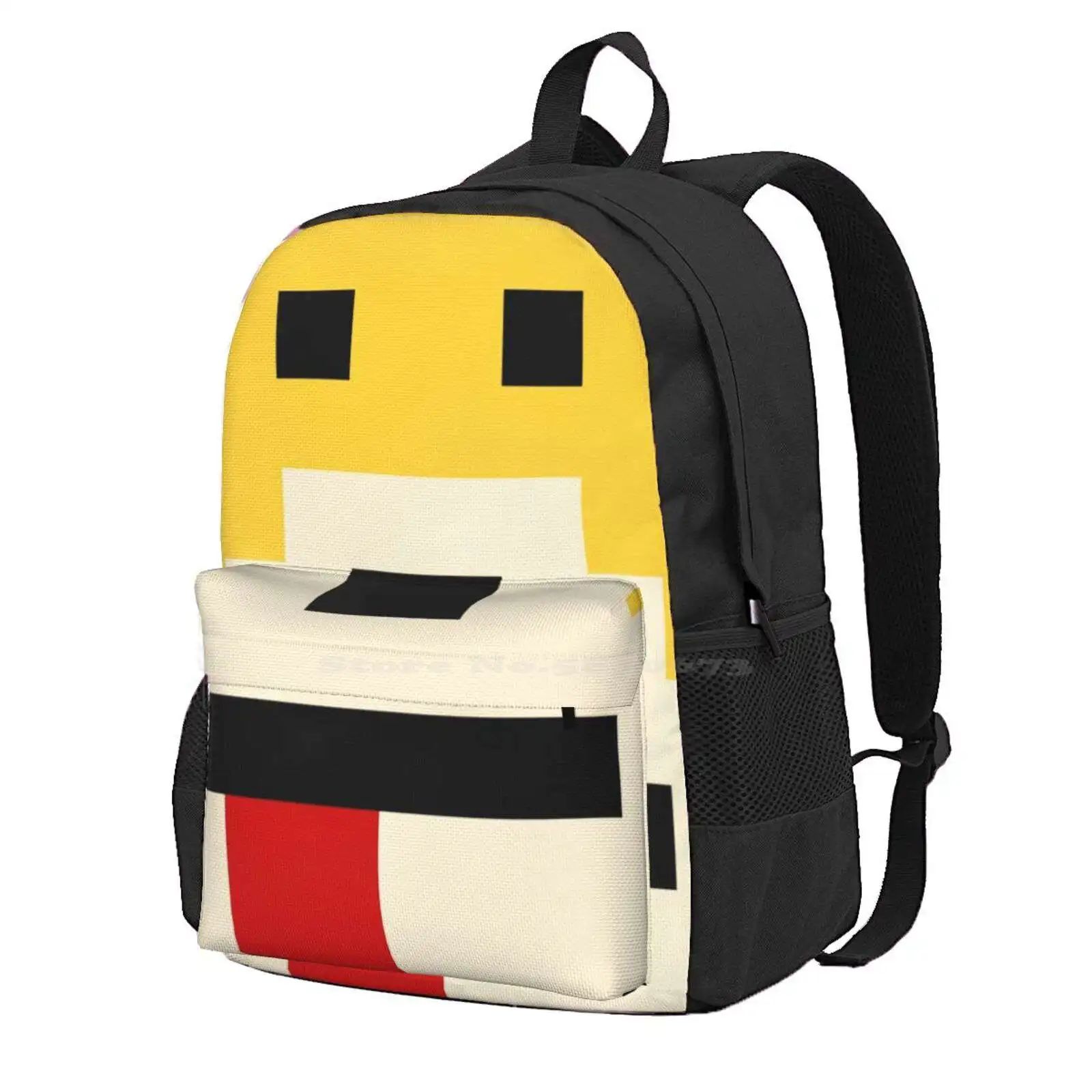 Mr. Oizo - Flat Eric Minimal Yellow Hot Sale Schoolbag Backpack Fashion Bags Mr Oizo Flat Eric All Wet Flat Beat Ed Banger