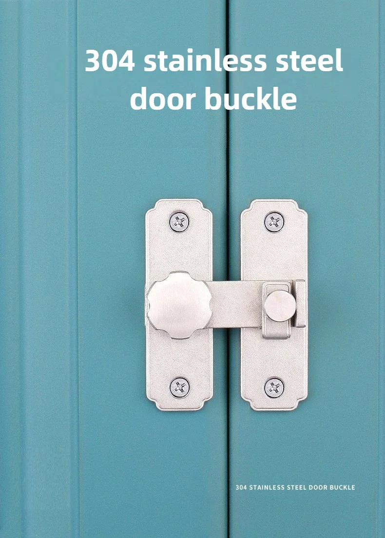 Stainless steel Universal Door Lever Lock Child Baby Safety Lock Rotation Proof Professional Door Latch Multi-functional