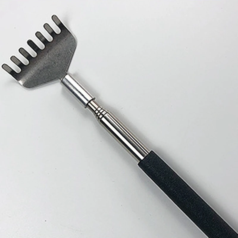 HOT-2 Pack Portable Extendable Back Scratcher, Metal Stainless Steel Telescoping Back Scratcher Tool With Carrying Bag