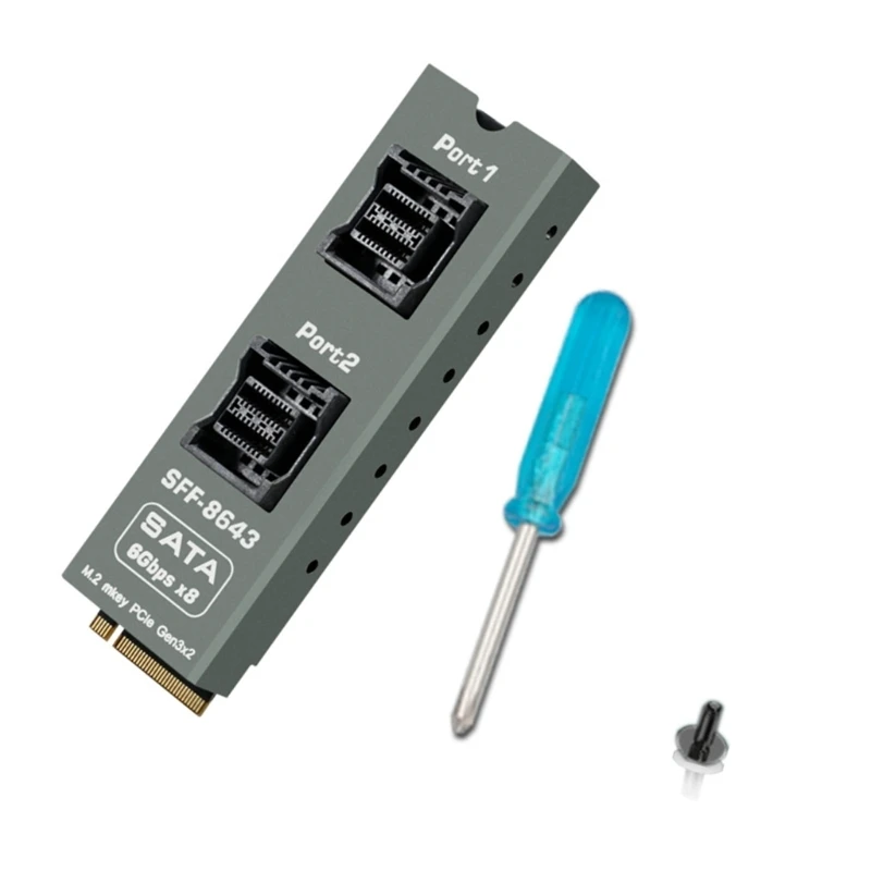 2026 New Storage Board with SFF-8643 Pair, Mini Screwdriver Included Tool
