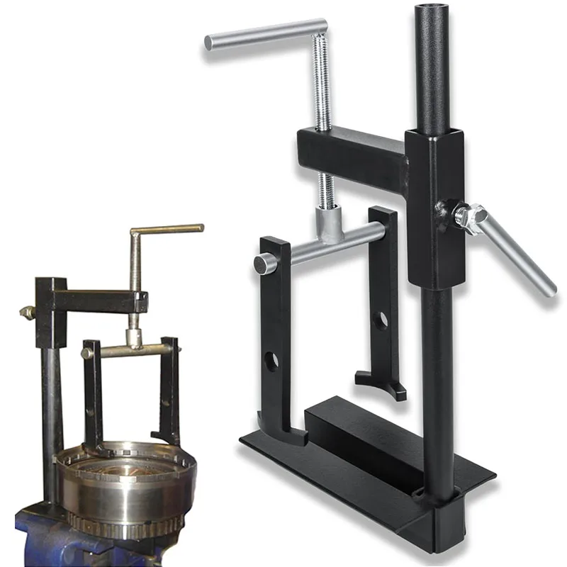 T-0158 Clutch Drum Spring Compressor Transmission Tool Heavy Duty Steel Bench Mount