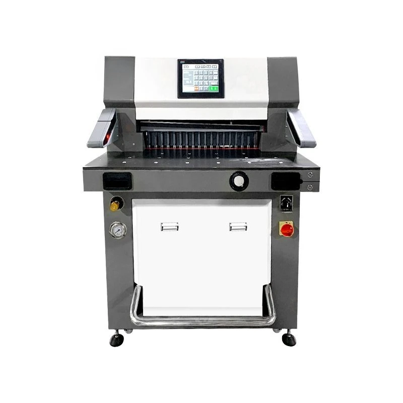 Program-controlled hydraulic paper cutter, fully automatic large heavy machinery