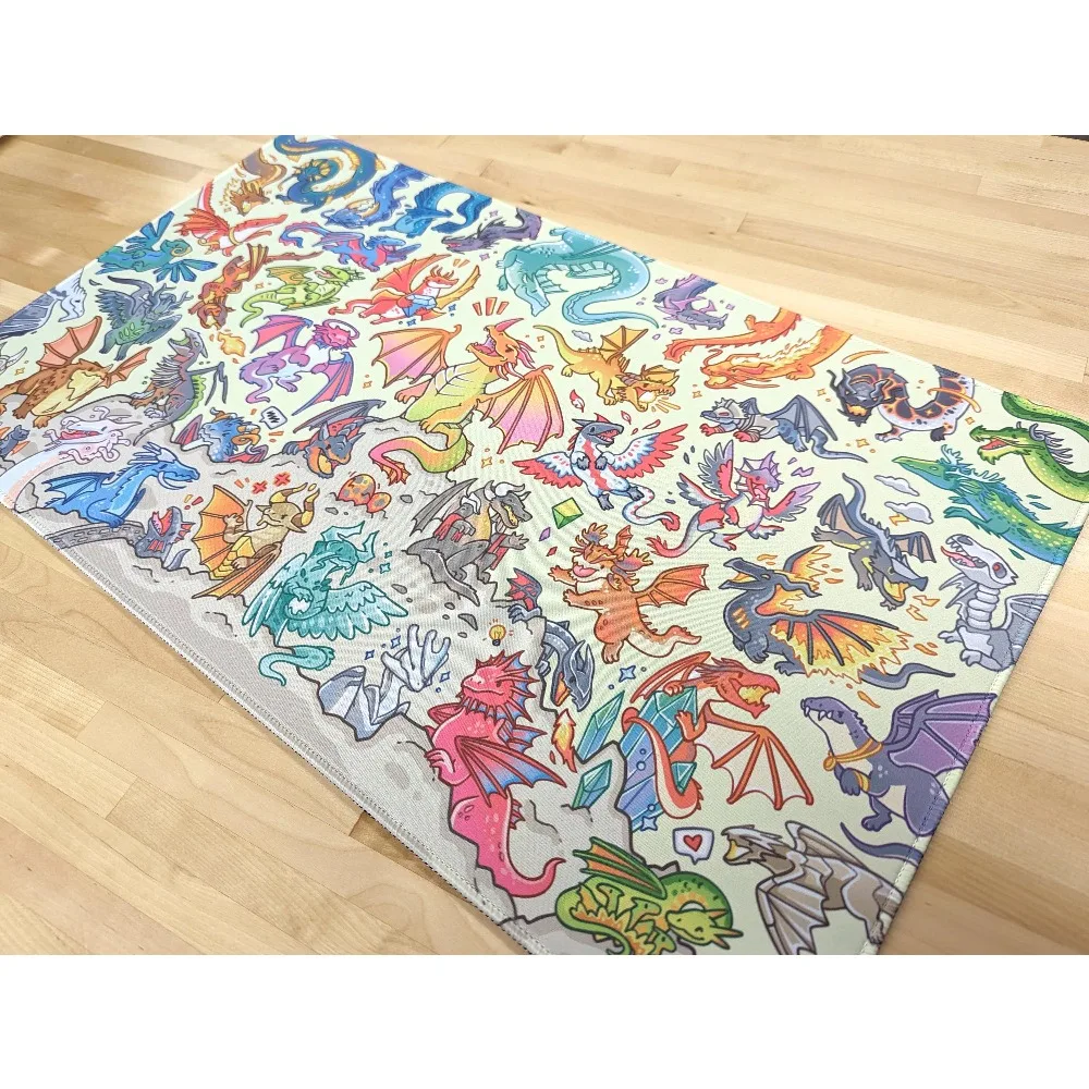 Dragons of Magic Playmat // Deskmat and Mousepad // Accessories for TCG pc accessories alfombrillas para escritorio