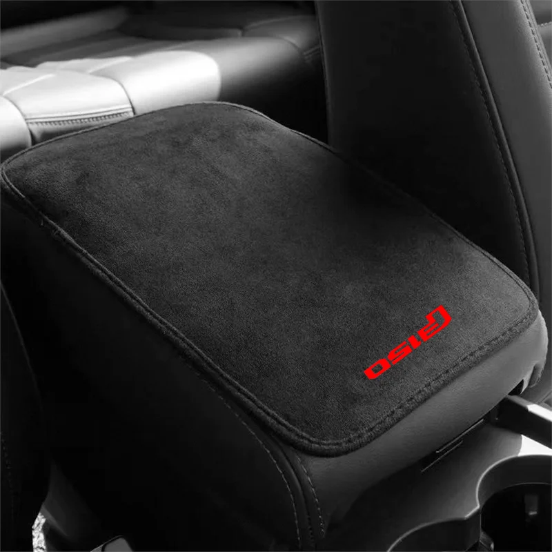 

Suede Leather Armrest Mat Arm Rest Protection Cushion Auto Armrests Storage Box Cover Pad For Ford F150 ranger 10 11 12 13 14 21