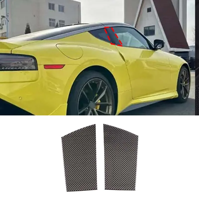 

For Nissan 400Z Automotive Center Pillar Decorative Sticker Soft Carbon Fiber Automotive B-pillar Modification Accessories