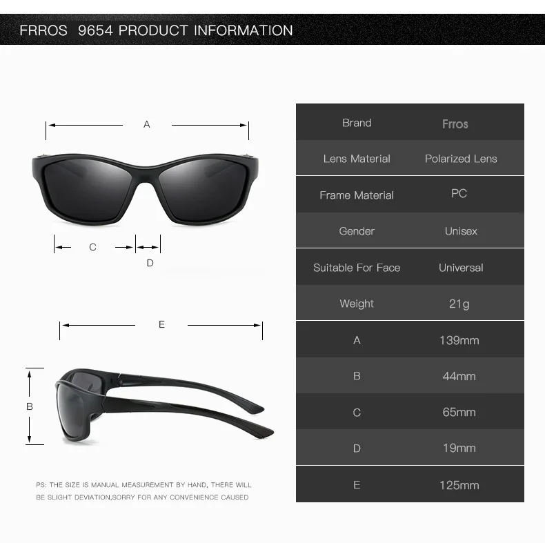 Hot selling：Men's Logo HD Polarized Sunglasses Europe United States Cool Colors Light Weight UV400 Optical Windproof for