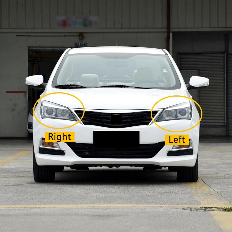 Car Headlight Cover For ChangAn Alsvin V7 2015 2016 2017 Headlamp Lampshade Lampcover Head Lamp Light Covers Glass Lens Shell