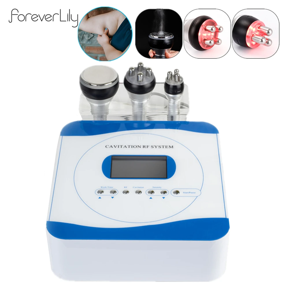 

40K Cavitation 3 in 1 Slimming RF Machine Weight Loss Body Face Spa Salon Negative Pressure Shaping Beauty Instrument