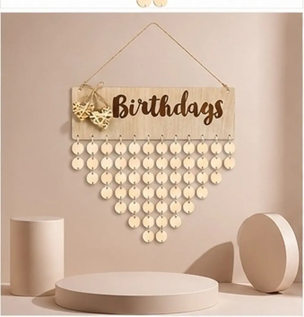 Monthly Desktop Calendar for Home Office – Halloween Christmas Family Birthday Planner & Entryway Wall Decor 6