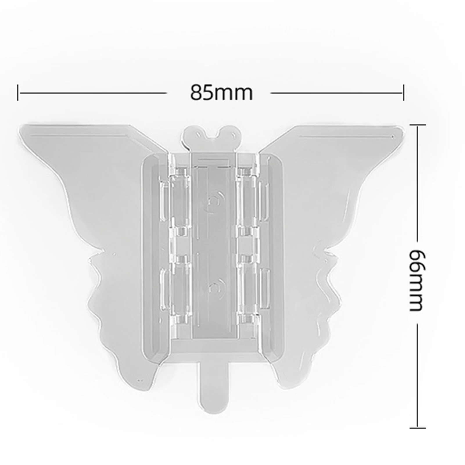 Butterfly Shaped Transparent Door Lock Decorative and Functional Window Lock for Preventing Children Falling Risk