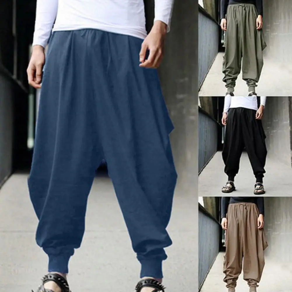 

Fitness Pants Sweatpants Hip Hop Elastic Waist Solid Color Adjustable Drawstring Casual Pants Casual Pants Anti Pilling