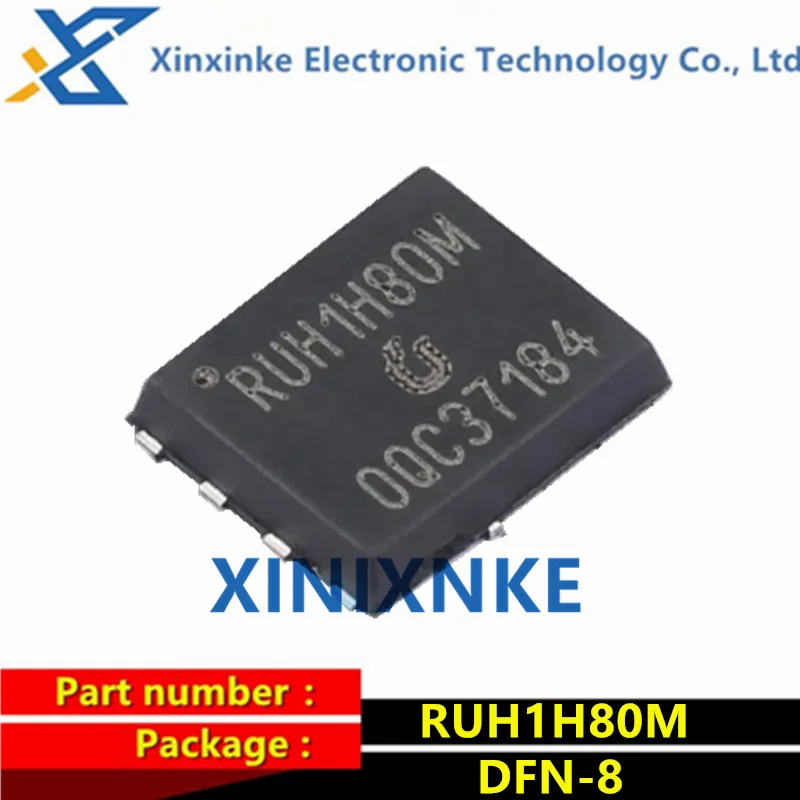 5PCS RUH1H80M DFN-8 N-channel Single-channel MOS Field-effect Transistor