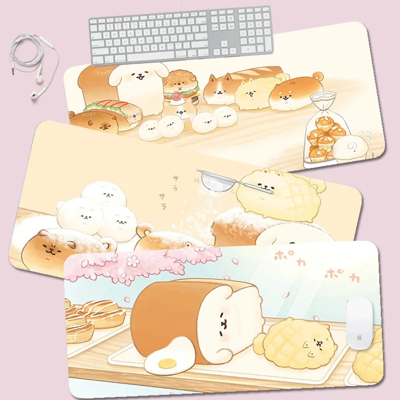 Shiba Inu INS Tide Large Cartoon Anime Gaming Mouse Pad Keyboard Mouse Mats Desk Mat Accessories Writing Desk Mats