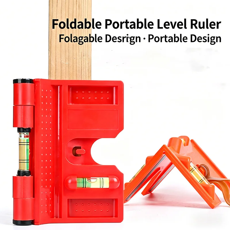 High Precision Multifunctional Column Level Verticality Folding Upright Railing Steel Structure Installation Tool Ruler