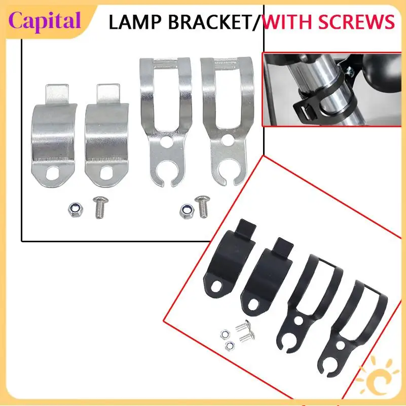 Brand New 2pcs Motorcycle Mount Turn Signal Bracket Flasher Bracket Blinker Indicators Holder Fork Mount Clamp for ATV / Scoote