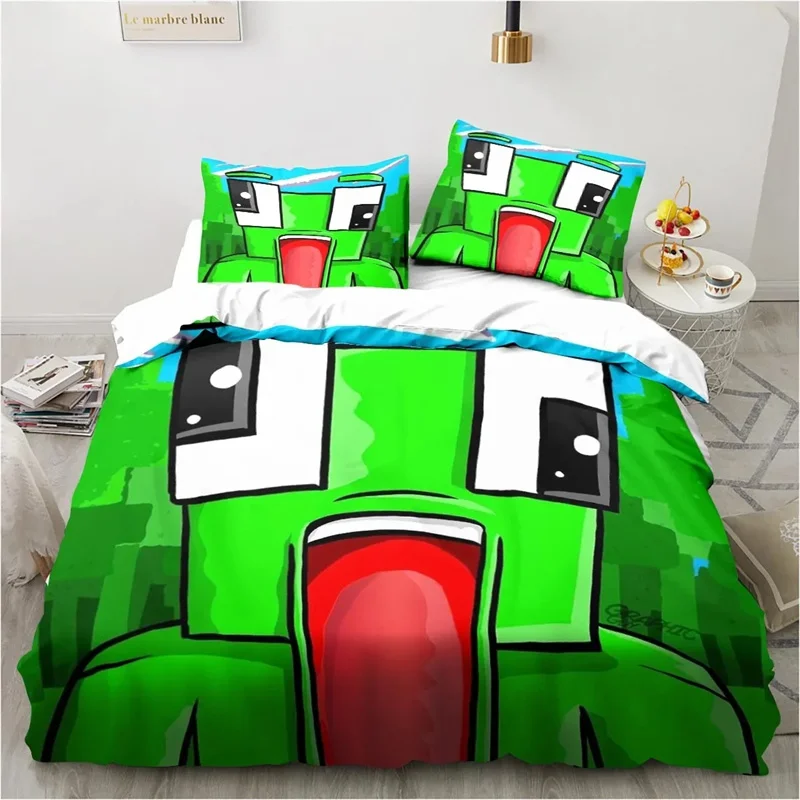 Cartoon Funny Play Unspeak.able Bedding Set Bedroom Soft Bedspreads for Bed Comefortable Duvet Cover Quilt and Pillowcase