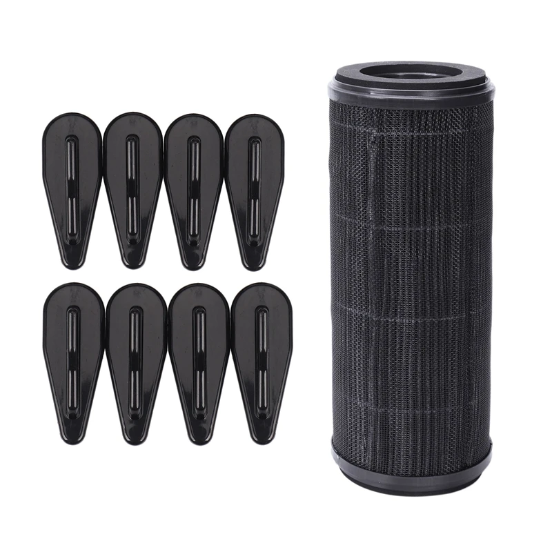 

10 шт. универсальный EVO-стиль ABS крыша плавники акулы спойлер крыло комплект с фильтром для очистителя воздуха автомобиля Xiaomi