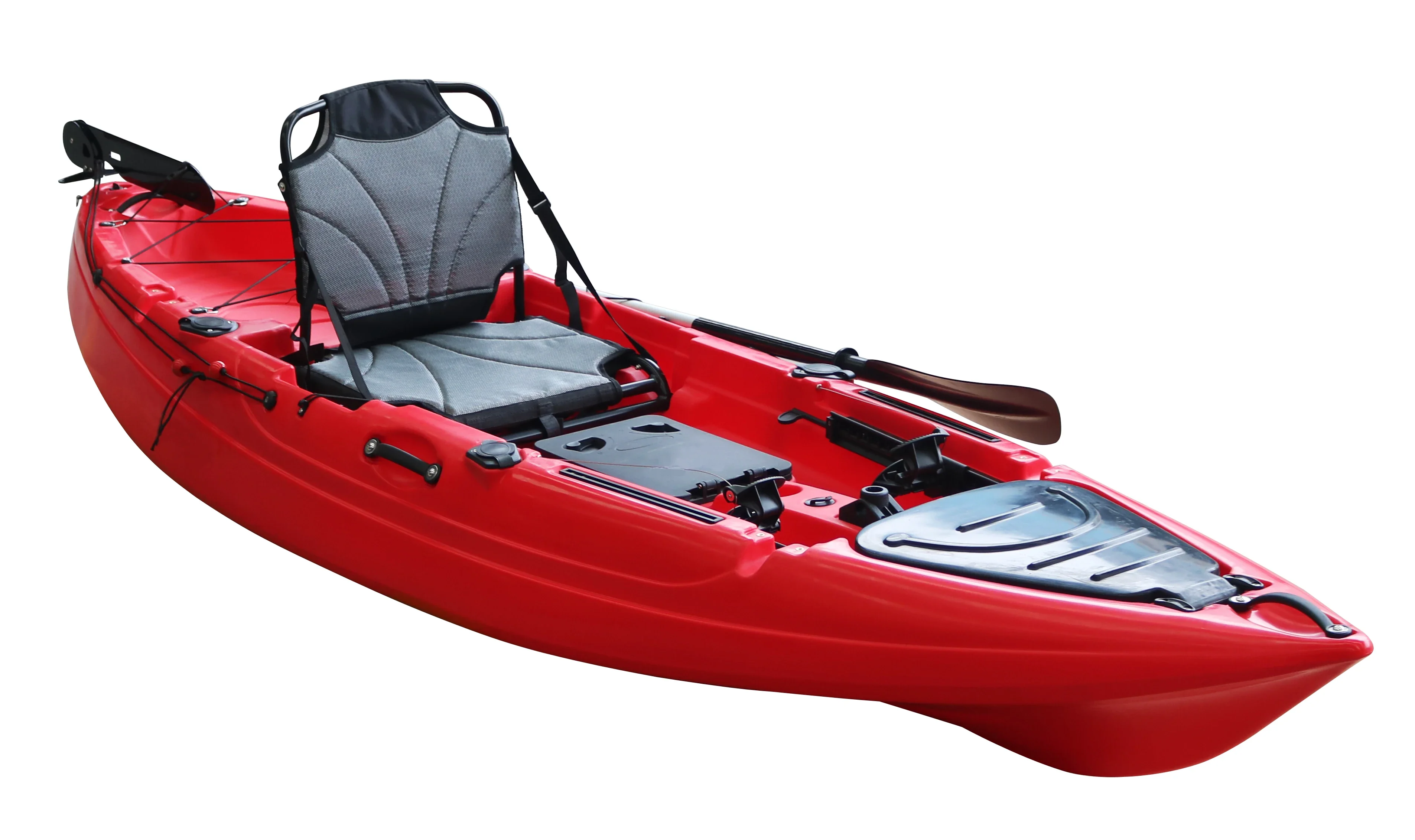 New Design10ft 1 Peson Sit On Top Fishing Kayak With Rudder System All-purpose Kayak Connection Ship To The Port