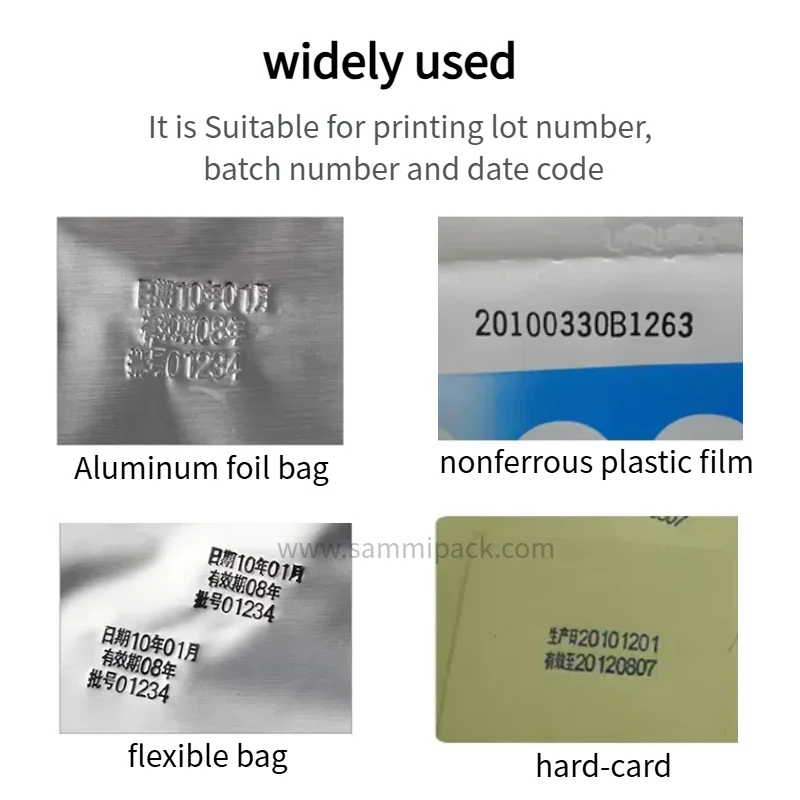 Máquina semiautomática de codificação de carimbo de número de lote MY-300 Máquina de gravação de impressão de código de lote