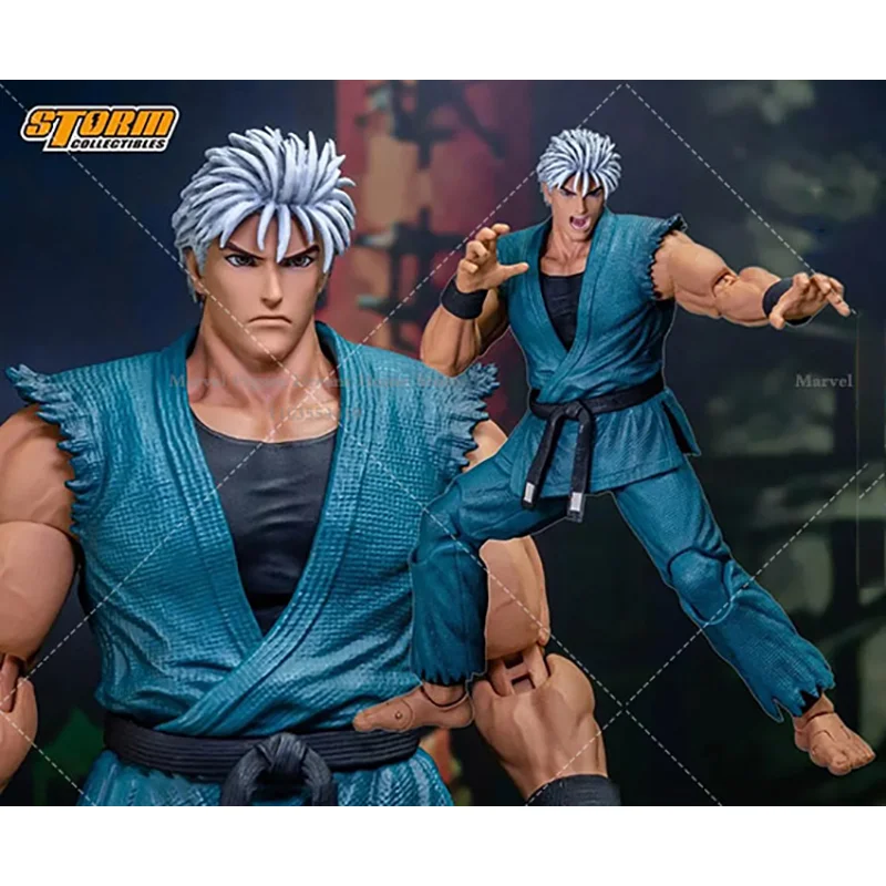 Storm Toys SKKF09BU 1/12 Scale Extreme Flow Empty Handed Invincible King Ryo Sakazaki 6-inch Full Set Men Action Figure Soldier