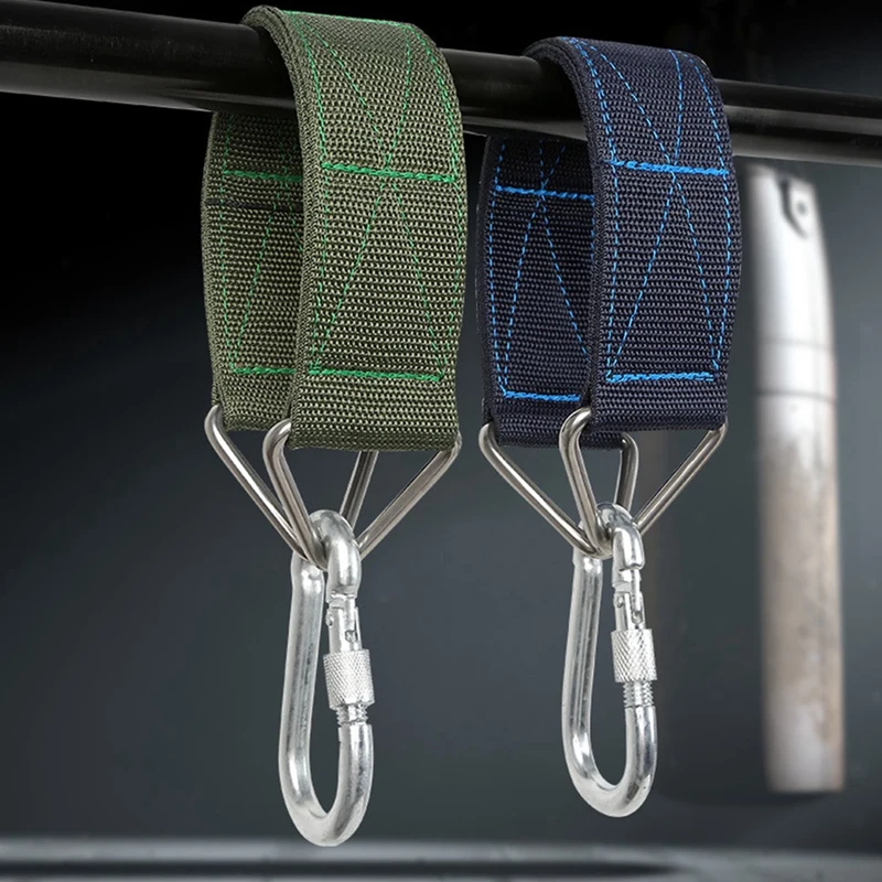 Multifunctional Horizontal Bar Lanyard Sandbag Hanging Belt Swing Hammock Ring Pull-Up Hanging Buckle Sling