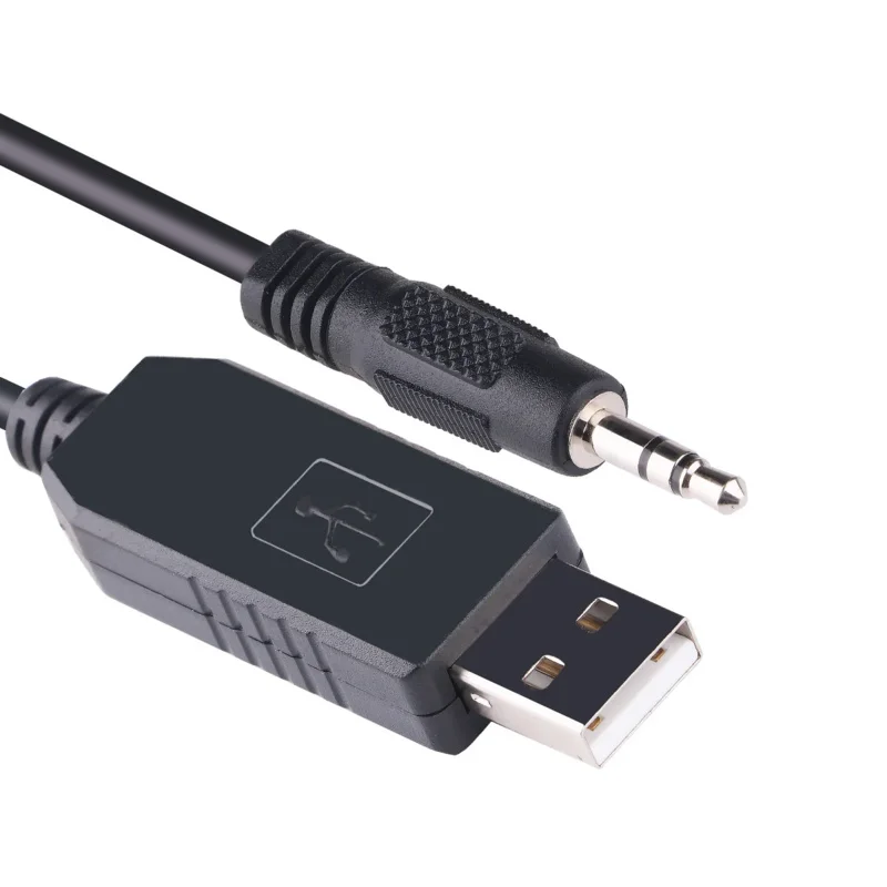 Silabs CP210X USB Programming Cable for ICOM IC-F21 F26 F43 2720H 2730 V8 V82,USB to 2.5mm Audio Jack Serial Cable