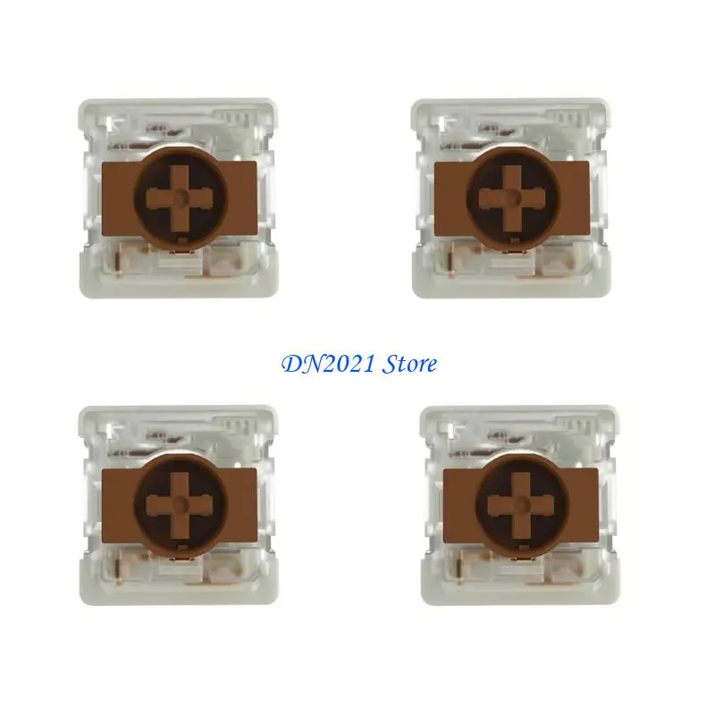 

F3KE Keyboards Switches Low Profile Quiet Linear Action 4pcs For Standard Mechanical Keyboards Office Gaming