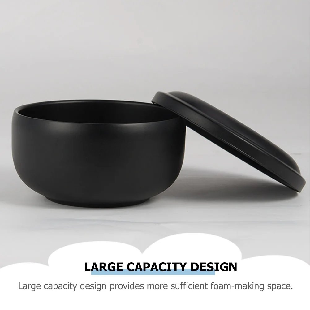 1 قطعة وعاء الحلاقة الحلاق الفولاذ المقاوم للصدأ فقاعة السلطانية للحلاقة الصابون السلس إنهاء الثقيلة رغوة الحاويات الرجال يوميا