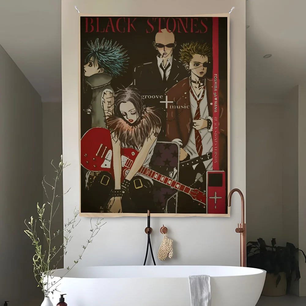 

N-NANA B-BlackS S-stoneS Tapestry Perfect For Home&Living Bedroom Decor Wall Art Backdrop Banner