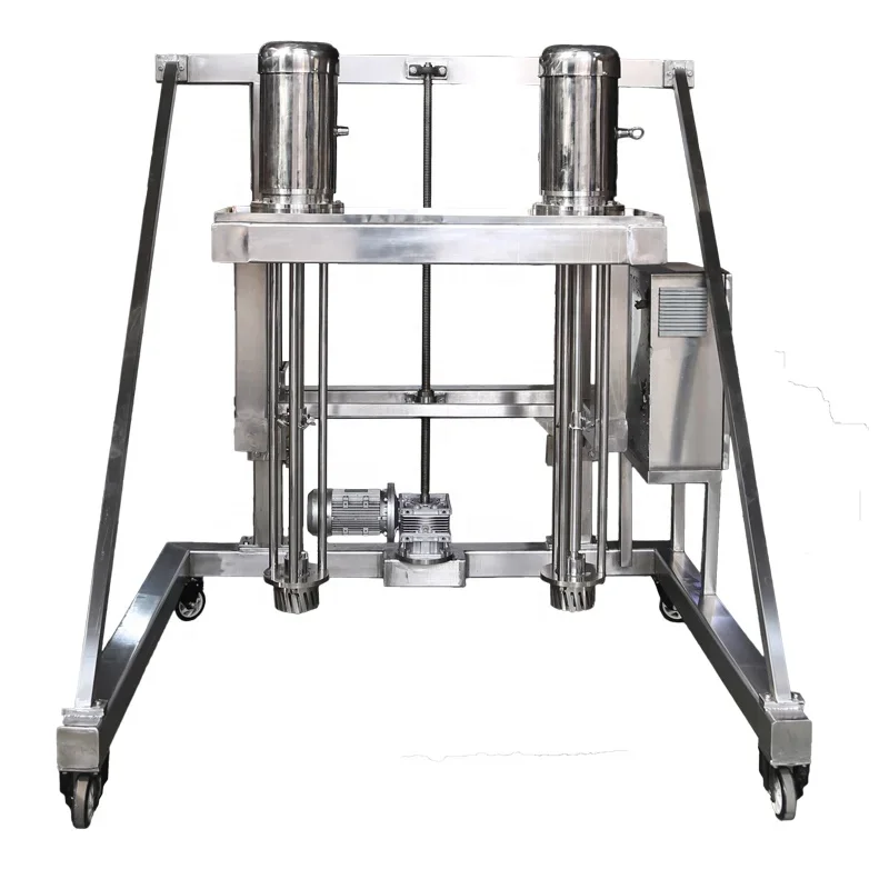 High Shear Lift Mobile Homogenizing Powder Liquid Batch Emulsifier