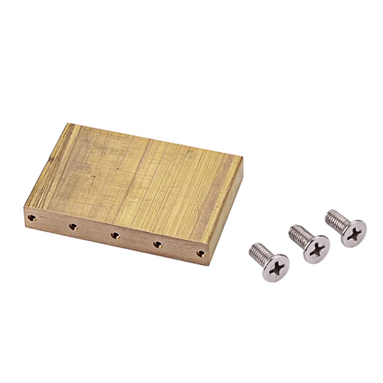 Guitar Accessories Brass Tremolo Block Bridge System Part for Electric Guitar Spare and Sound Enhancement