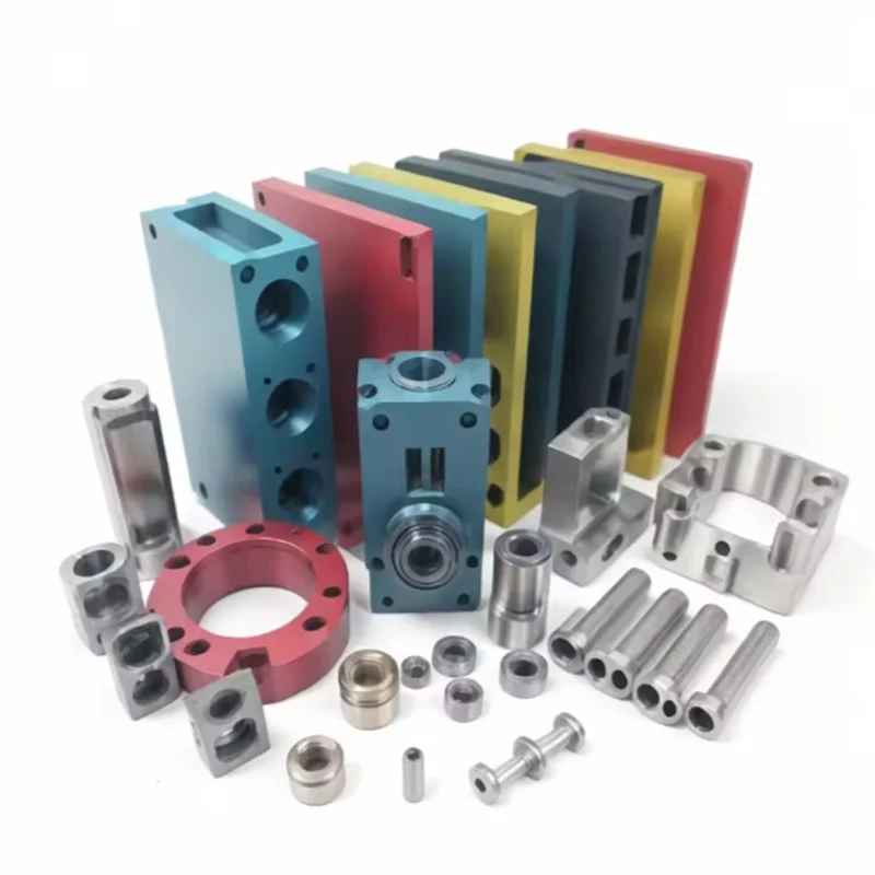 جزء الضميمة المعدنية المؤكسدة السوداء المُشكَّلة باستخدام الحاسب الآلي للمعدات الصناعية مكون معدني مطحون بدقة باستخدام الحاسب الآلي مع فتحات للثقوب