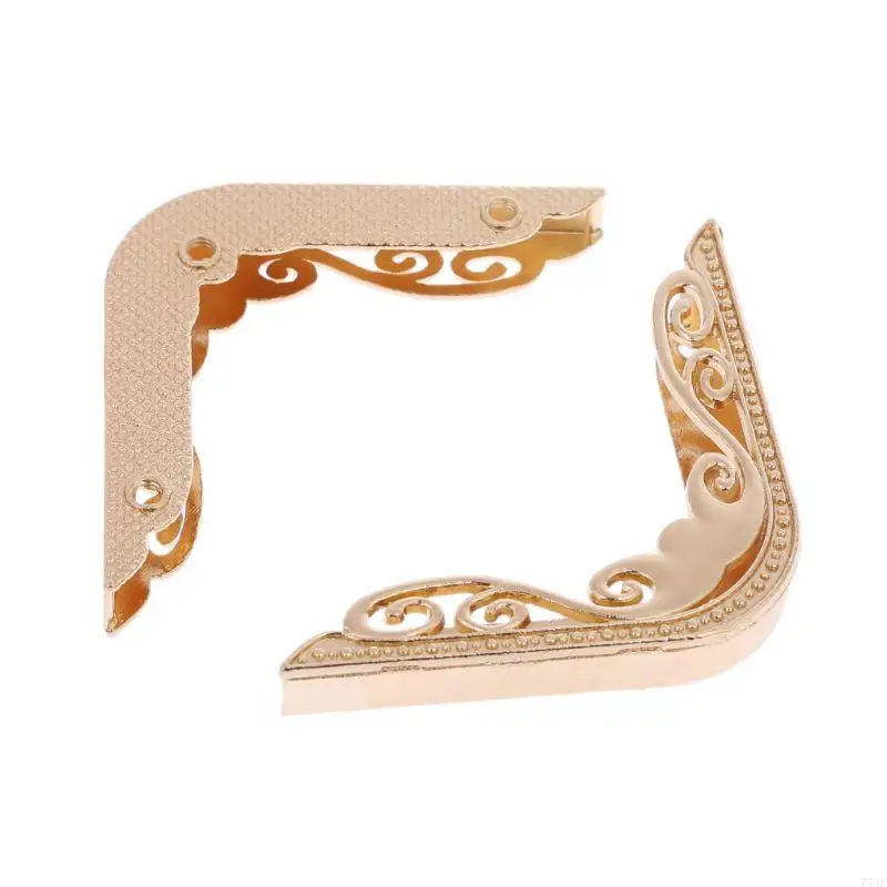 77JF Metal Hand Handbag Hollow Corner Protector Safety Guard for DIY Make Pass