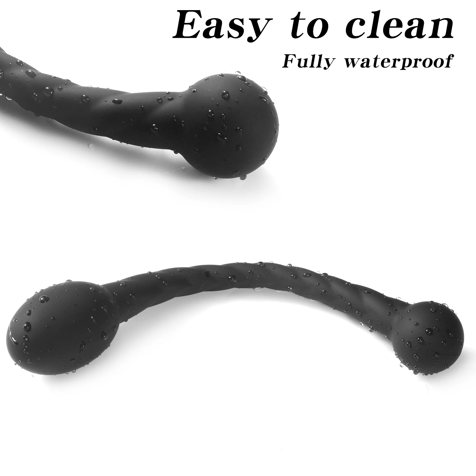 Palo de masaje con diseño de doble cabeza, masaje diario para el cuidado de la piel de las mujeres, masaje muscular adecuado para uso en el baño, masajeador de cuerpo entero