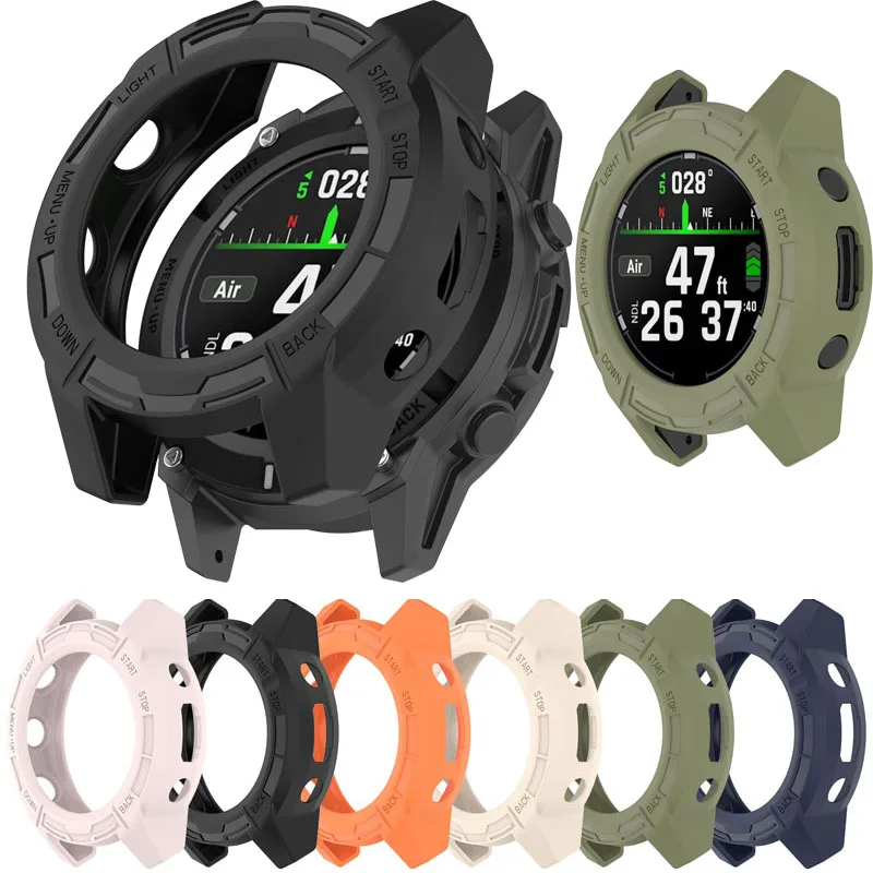 Protective Watch Case Cover For Garmin DescentG2/G1 Smartwatch TPU Hollow Armor Wristband For Descent G1 Solar letel Accessories