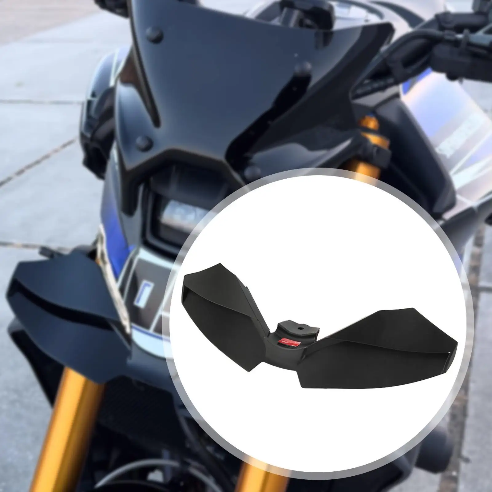 

Motorbike Front Fairing Spoiler Wing Aerodynamic Accessory for Yamaha MT09 SP 2024 2025 Windshield Upgrade
