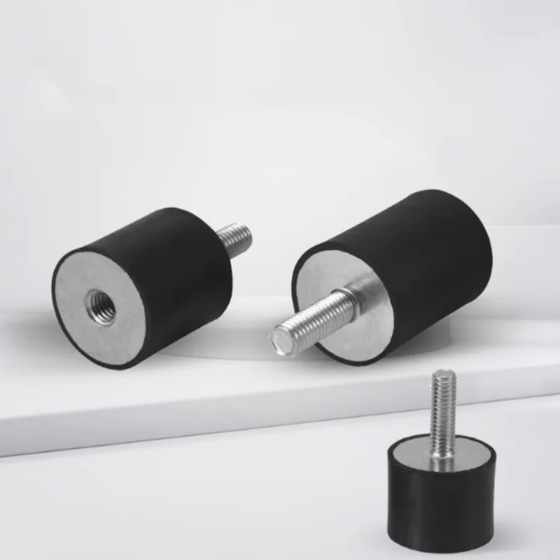 2pcs M4 M5 M6 Male Thread Rubber Shock Absorber Crash Pad Damper Bobbin Mount Isolator Rubber Mounts Vibration Isolators Type VD