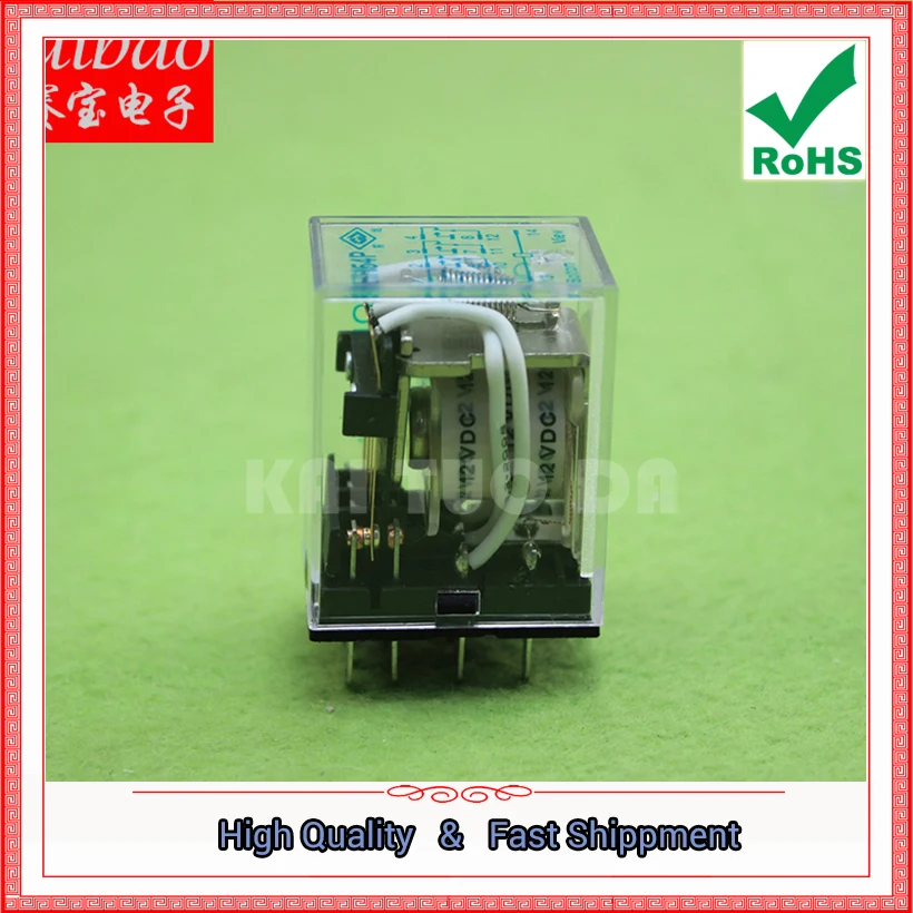 HH54P Small Relay 220v AC 12v MY4NJ Intermediate Relay (H4B4)